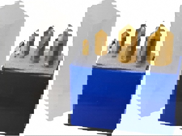 Countersink Set: 4 Pc, 1/4 to 1